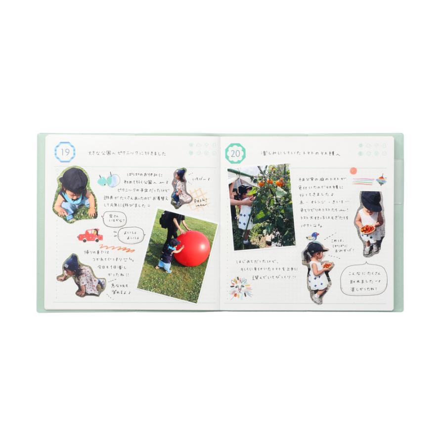 ファンログ 日記帳 日付フリー デイリー ライフログ 手帳デコ スケジュール帳 日付無し マークスのログダイアリー | MARK'S | 21