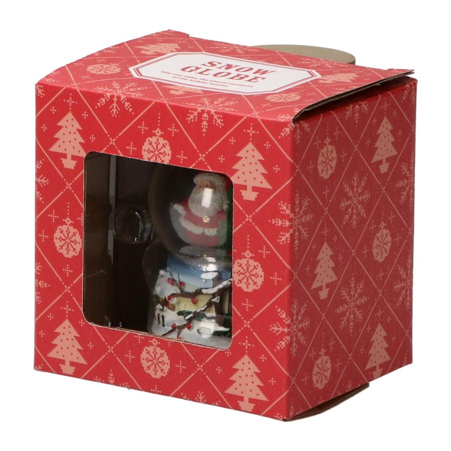 スノードーム・S クリスマス インテリア 雑貨 サンタ スノーマン ツリー ソリ ベア イヌ かわいい 手のひらサイズ 置物 プレゼント ギフト マークス | MARK'S | 09