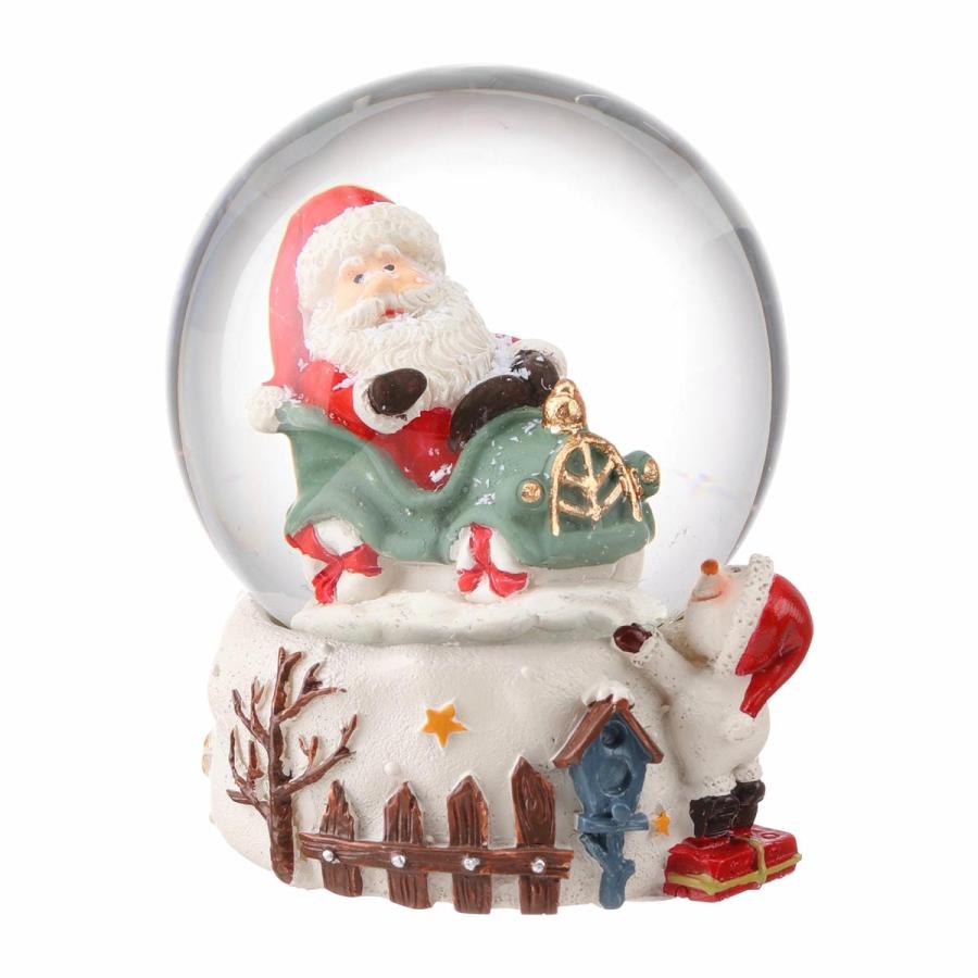 スノードーム・S クリスマス インテリア 雑貨 サンタ スノーマン ツリー ソリ ベア イヌ かわいい 手のひらサイズ 置物 プレゼント ギフト マークス | MARK'S | 05