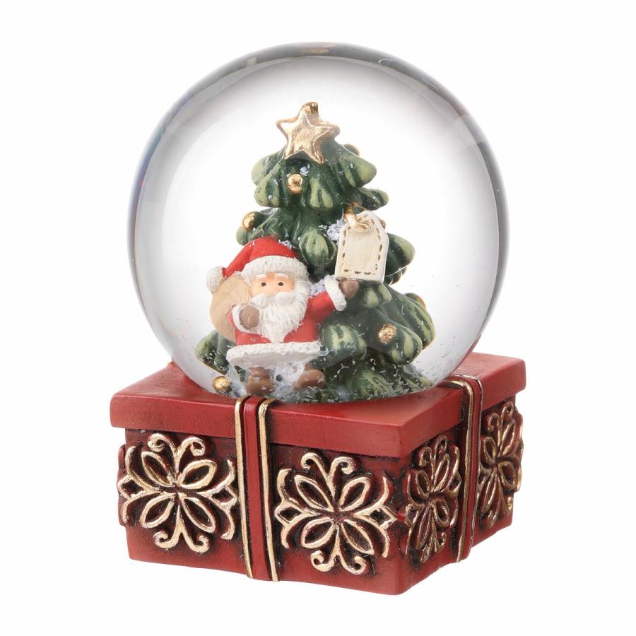 スノードーム・S クリスマス インテリア 雑貨 サンタ スノーマン ツリー ソリ ベア イヌ かわいい 手のひらサイズ 置物 プレゼント ギフト マークス | MARK'S | 08