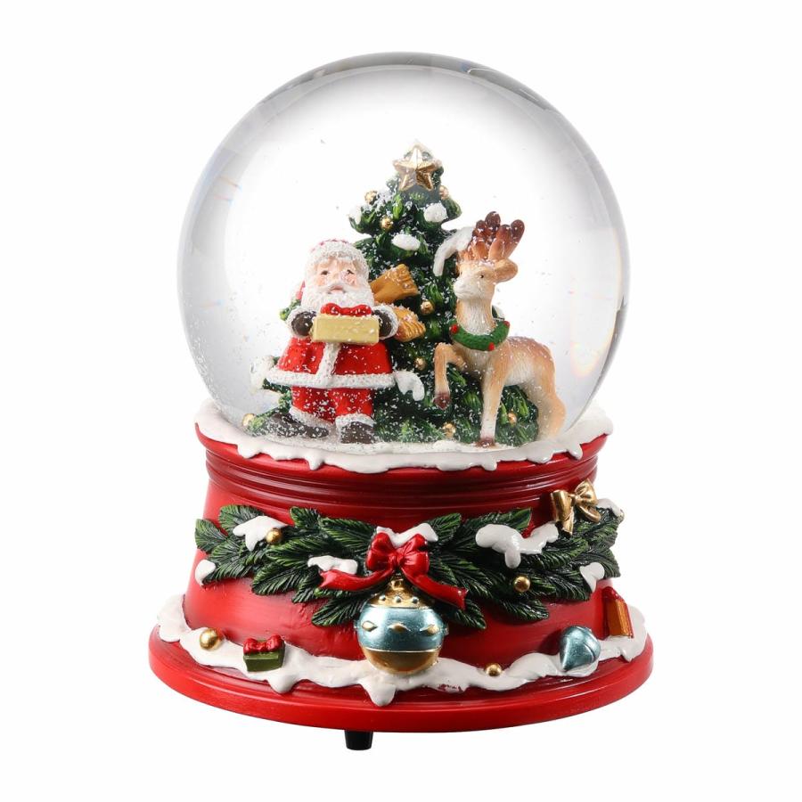 MARK'S（マークス） スノードーム・オルゴール クリスマス サンタ