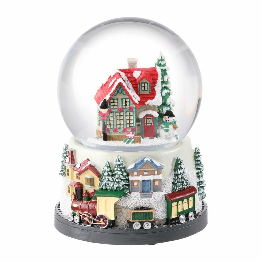 スノードーム・スノーモーション・オルゴール スノーマン ハウス クリスマス インテリア 雑貨 音楽付き オブジェ デコレーション マークス | MARK'S | 02