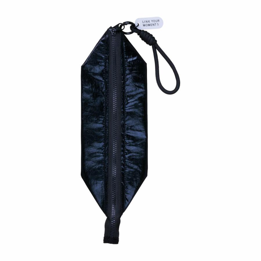 ハンドストラップ コレクション マークス ペンケース ペンポーチ 小学生 中学生 高校生 大容量 シンプル 筆箱 ポーチ 軽量 メタリック 光沢 ユニセックス | MARK'S | 01