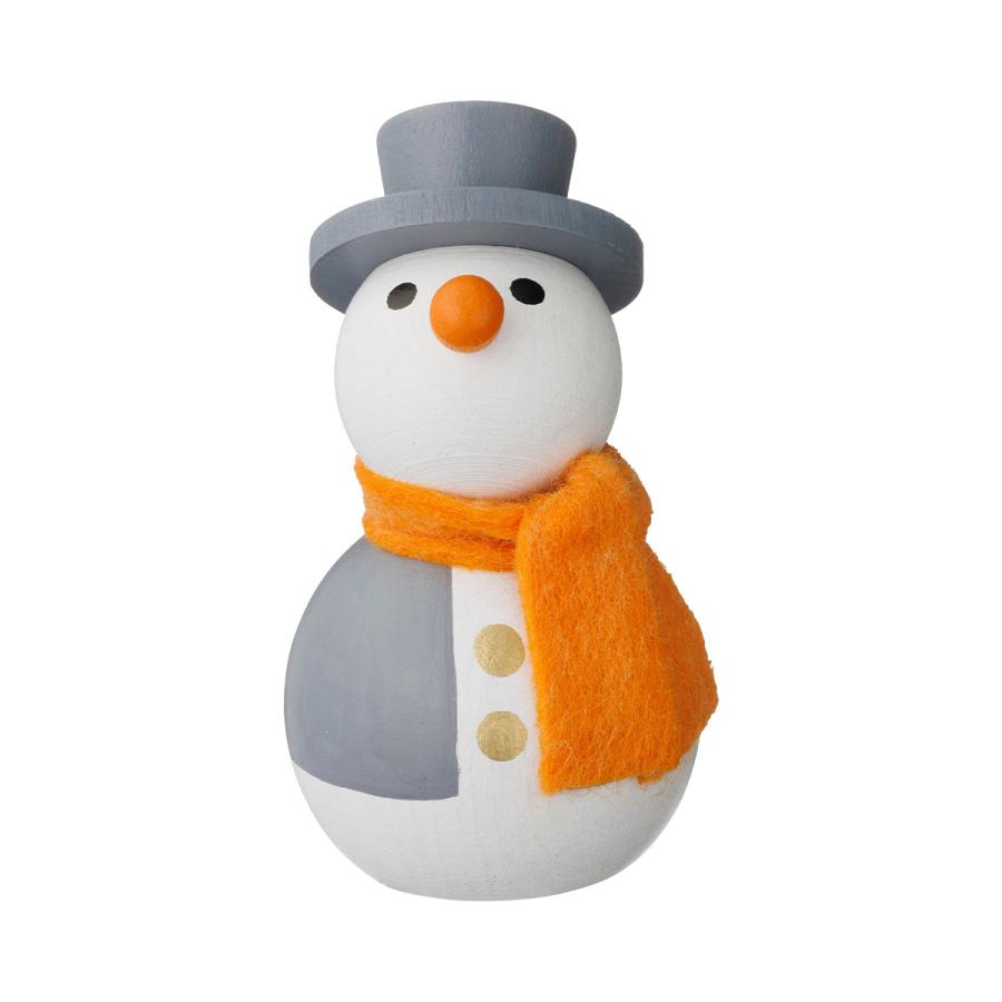 クリスマス　　ロッキングチェアに揺られるスノーマン　キラキラ jscwh-yf-441_1.jpg