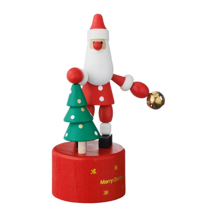 プッシュトイ・サンタクロース レスニー 人形 木 動物 チェコ 飾り インテリア 雑貨 東欧 クリスマス X'mas ハラチキ かわいい プレゼント マークス | MARK'S | 01