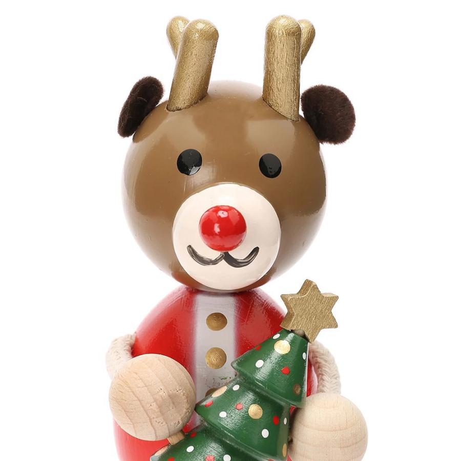 MARK'S 【30％OFF・旧モデル】木の人形・ツリー サンタ 雪だるま