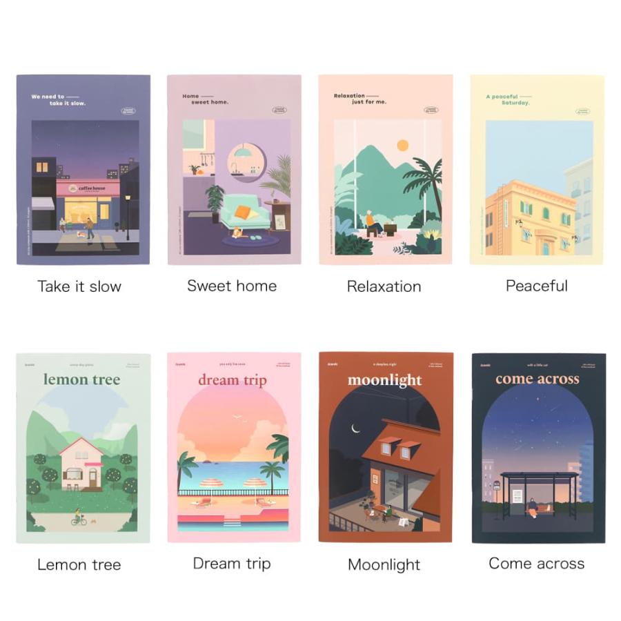 韓国作家さん　メモ帳　5枚セット ピンクとさくらんぼ♥便利な韓国っぽいくまちゃんメモ帳 韓国