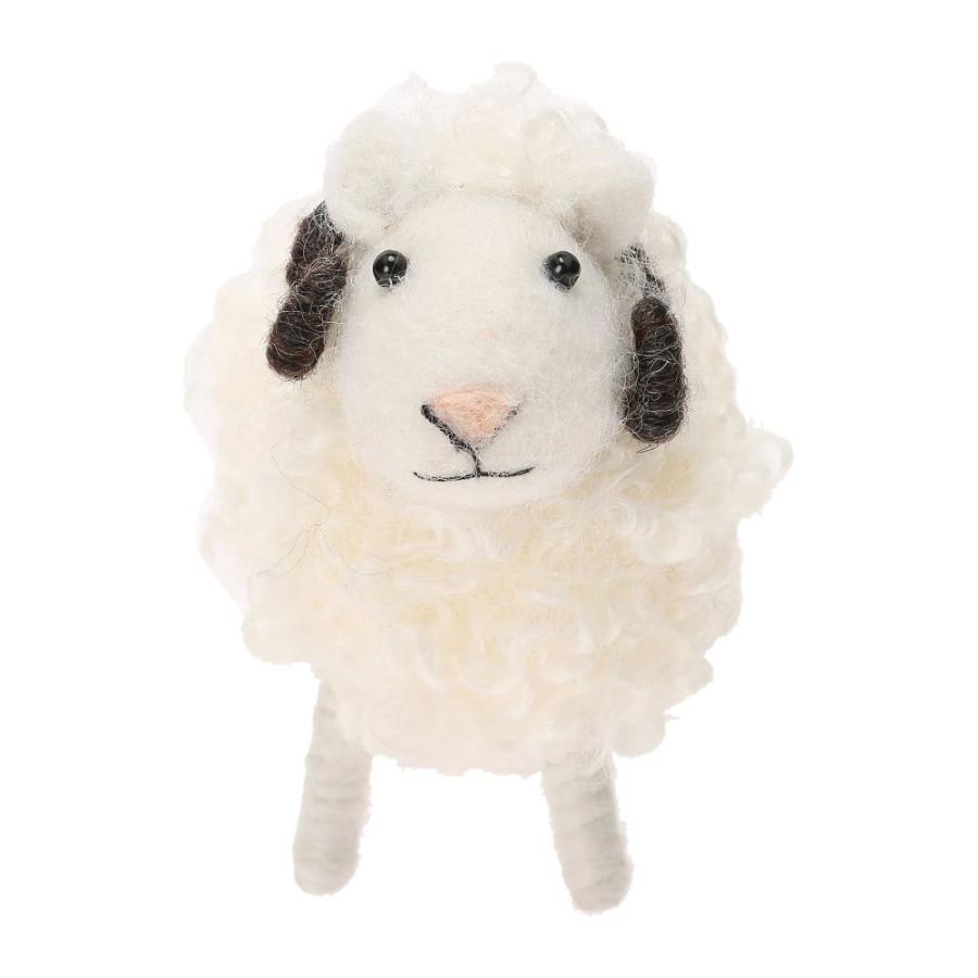 【30％OFF・旧モデル】モコモコアニマル・ふわふわヒツジ クリスマス 飾り 雑貨 インテリアアイボリー グレー ピンク 　かわいい  マークス | MARK'S | 06