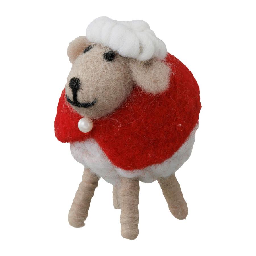 モコモコアニマル・コドモ・ケープ クリスマス 飾り 雑貨 インテリア 飾り置物 プチギフト ヒツジ トナカイ マークス X'mas かわいい プレゼント | MARK'S | 03