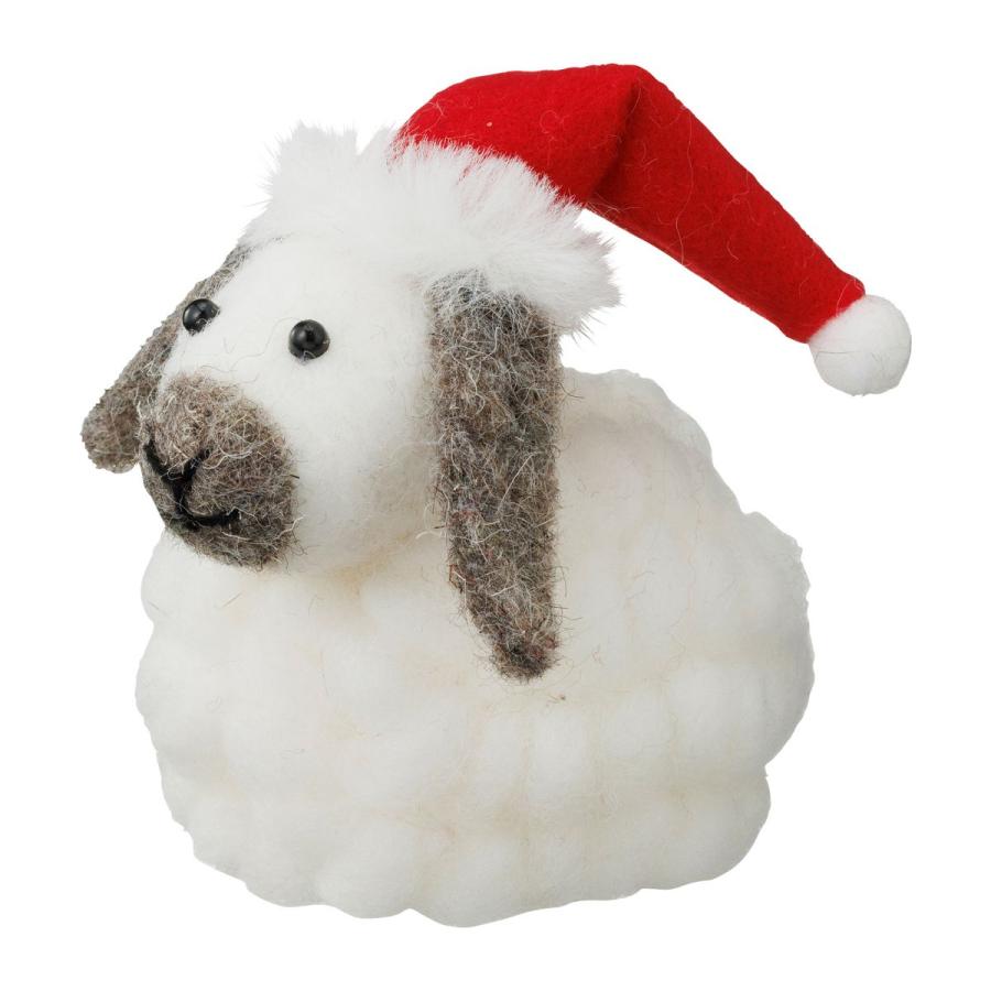 モコモコアニマル・ウサギ クリスマス 飾り 雑貨 インテリア 飾り置物 プチギフト うさぎ ラビット マークス X'mas かわいい プレゼント | MARK'S | 04