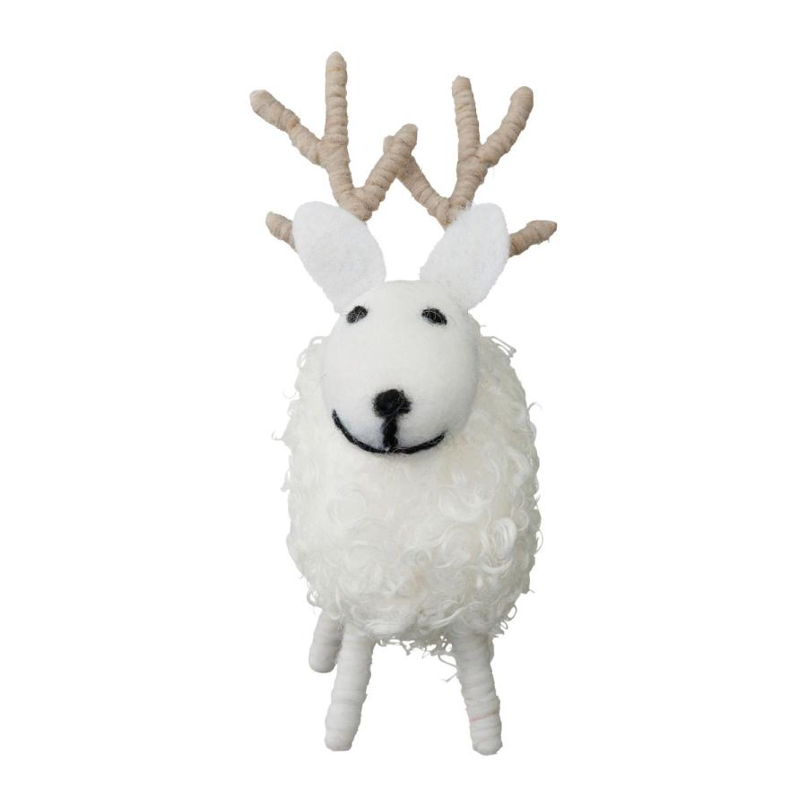 モコモコアニマル・ふわふわトナカイ クリスマス 飾り 雑貨 インテリア 飾り置物 プチギフト トナカイ マークス かわいい プレゼント X'mas | MARK'S | 01