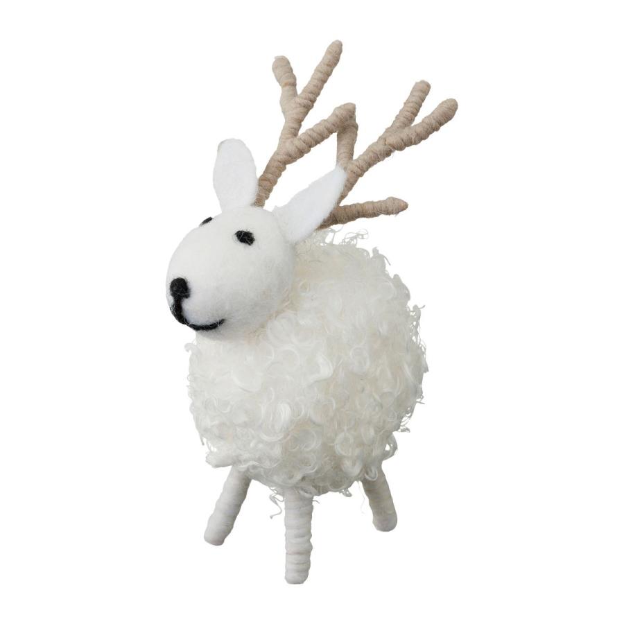 モコモコアニマル・ふわふわトナカイ クリスマス 飾り 雑貨 インテリア 飾り置物 プチギフト トナカイ マークス かわいい プレゼント X'mas | MARK'S | 04