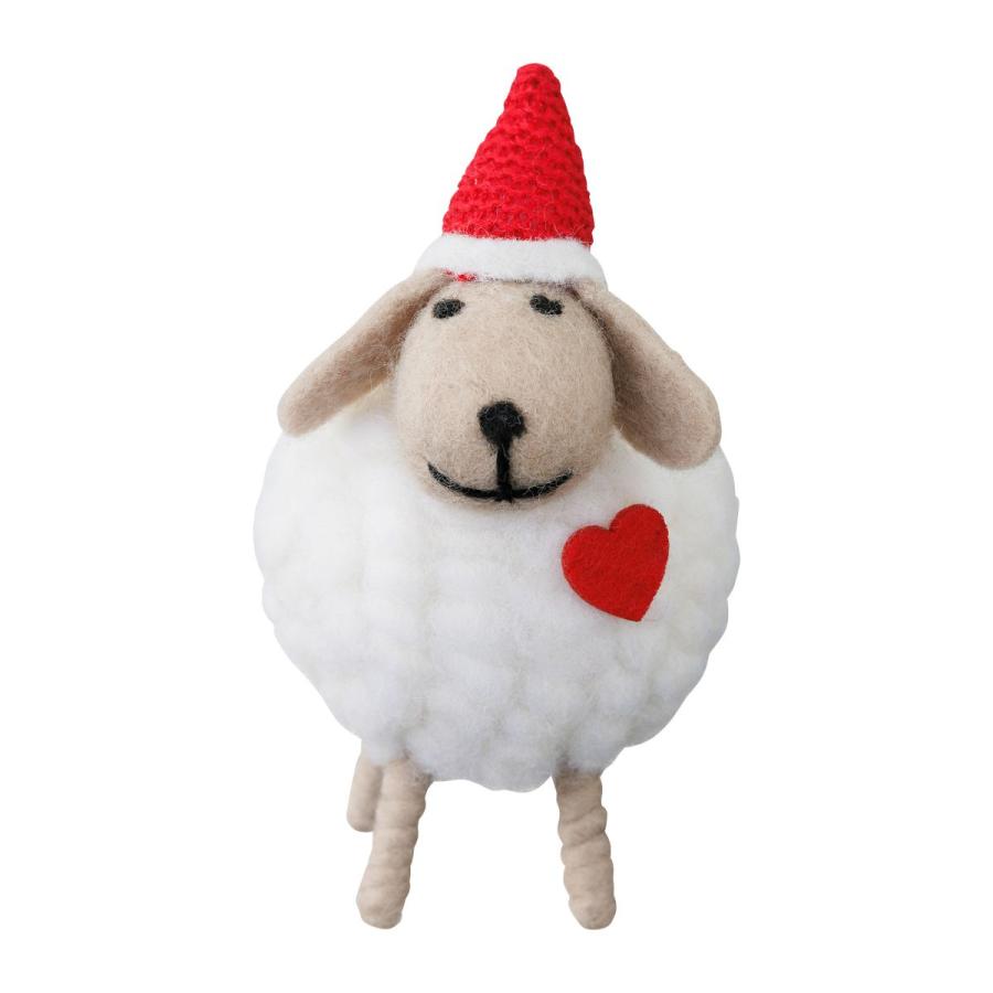 モコモコアニマル・オトナ クリスマス 飾り 雑貨 インテリア 飾り置物 プチギフト ヒツジ トナカイ シカ マークス かわいい X'mas プレゼント | MARK'S | 01