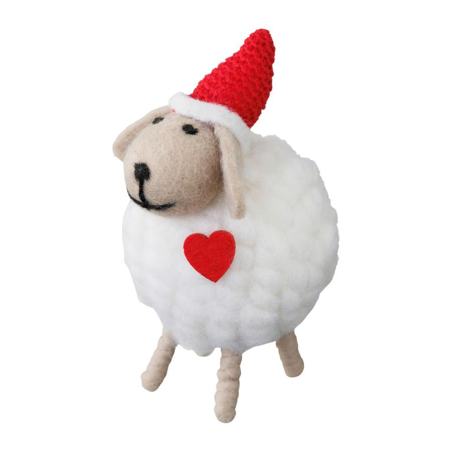 モコモコアニマル・オトナ クリスマス 飾り 雑貨 インテリア 飾り置物 プチギフト ヒツジ トナカイ シカ マークス かわいい X'mas プレゼント | MARK'S | 04