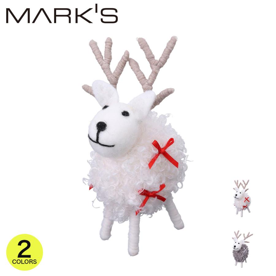 モコモコアニマル・ふわふわトナカイ マークスクリスマス X'mas インテリア雑貨 プレゼント ギフト かわいい おしゃれ | MARK'S