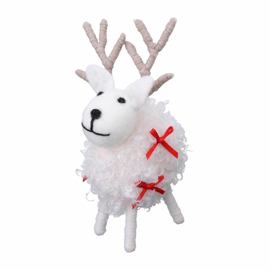モコモコアニマル・ふわふわトナカイ マークスクリスマス X'mas インテリア雑貨 プレゼント ギフト かわいい おしゃれ | MARK'S | 01