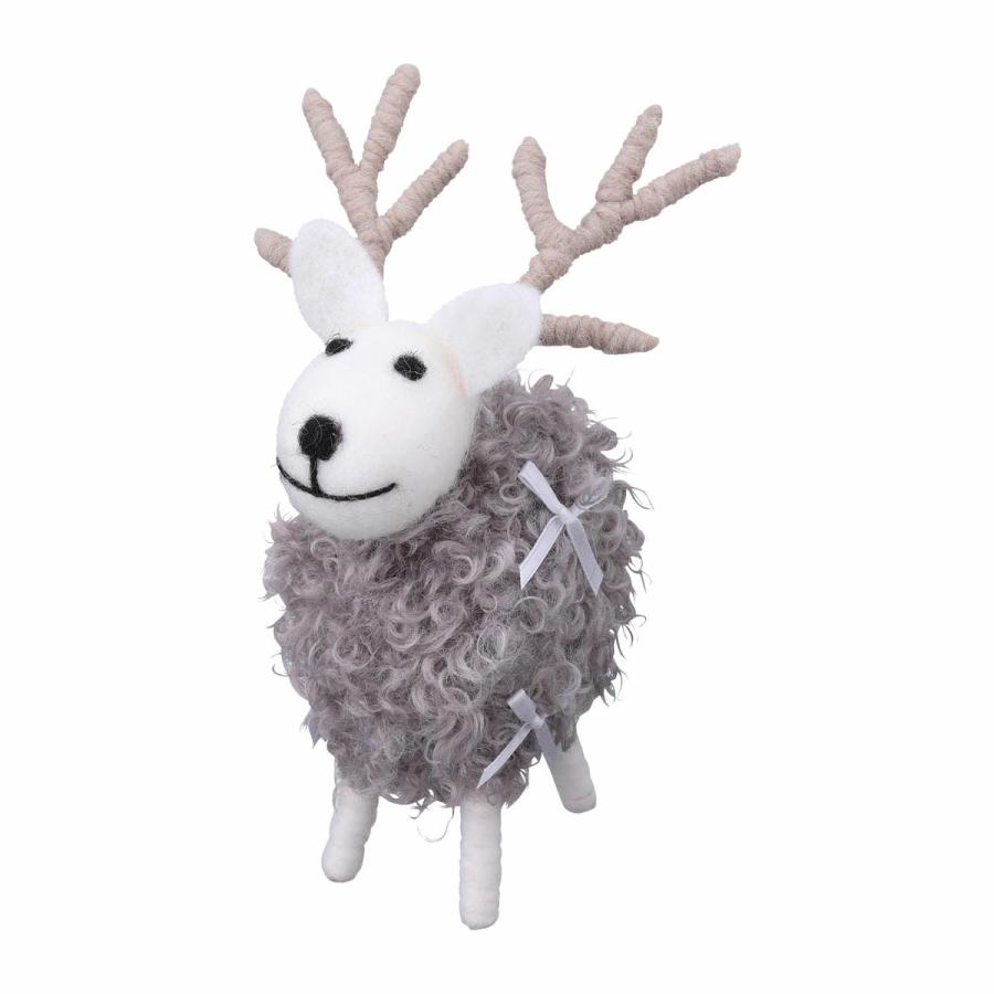 モコモコアニマル・ふわふわトナカイ マークスクリスマス X'mas インテリア雑貨 プレゼント ギフト かわいい おしゃれ | MARK'S | 02