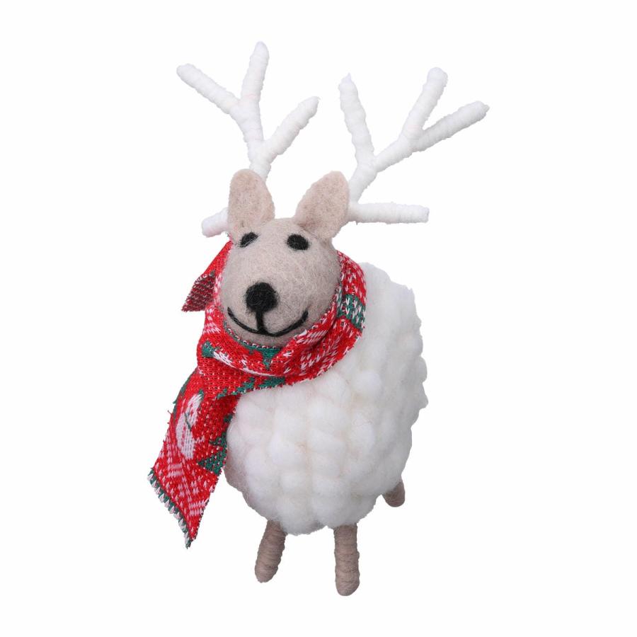 モコモコアニマル・トナカイ マークスクリスマス X'mas インテリア雑貨 プレゼント ギフト かわいい おしゃれ | MARK'S | 01