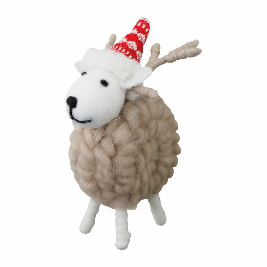 モコモコアニマル・トナカイ マークスクリスマス X'mas インテリア雑貨 プレゼント ギフト かわいい おしゃれ | MARK'S | 02