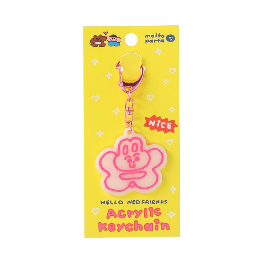 マイトパルタ アクリルキーホルダー maitoparta キーチェーン ウサギ クマ 少年 かわいい バッグチャーム ギフト プレゼント マークス | MARK'S | 07