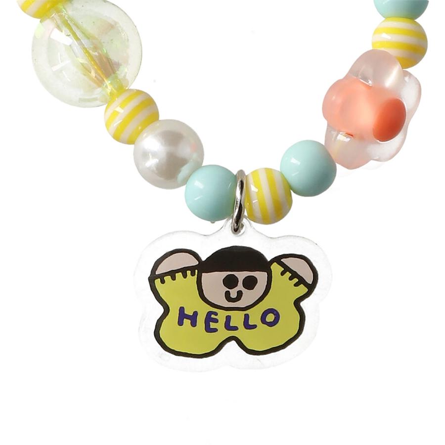 マイトパルタ ビーズストラップ maitoparta スマホ ガジェット ウサギ 少年 クマ かわいい 携帯ストラップ スマホストラップ マークス | MARK'S | 06