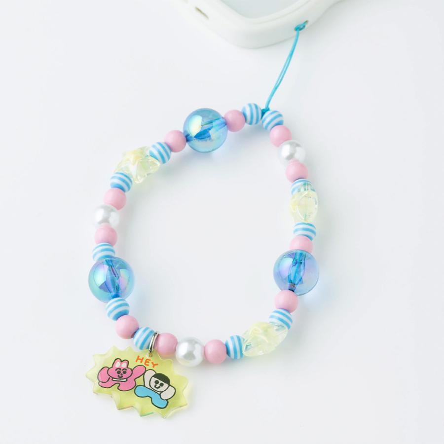 マイトパルタ ビーズストラップ maitoparta スマホ ガジェット ウサギ 少年 クマ かわいい 携帯ストラップ スマホストラップ マークス | MARK'S | 07