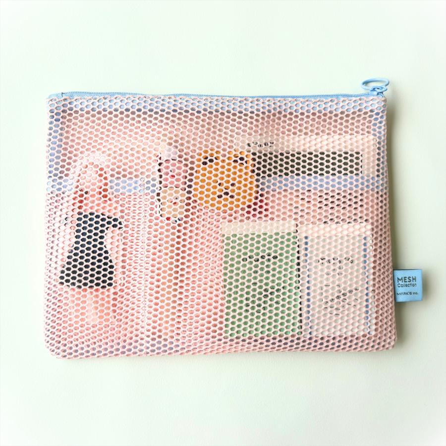 MARK'S（マークス） メッシュコレクション フラットポーチ・A5