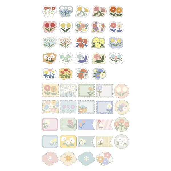 マスキングテープ フレーク シール 水性ペンで書けるマスキングテープ