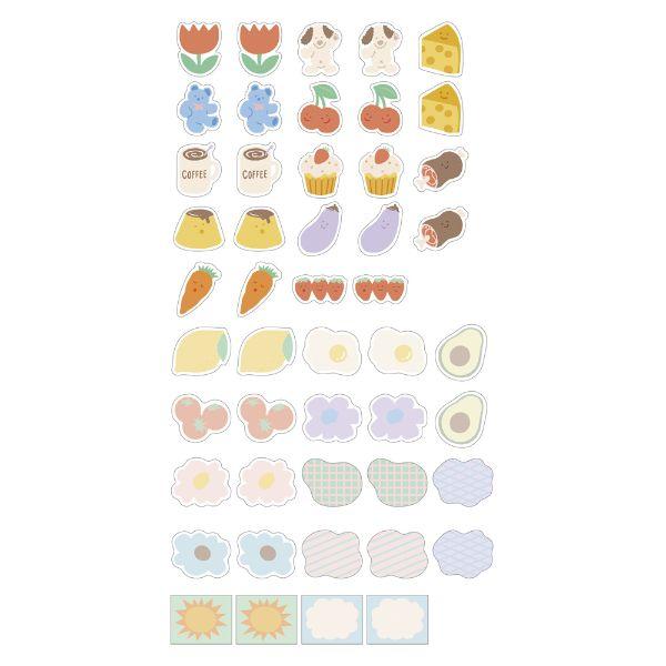 マスキングテープ フレーク シール 水性ペンで書けるマスキングテープ