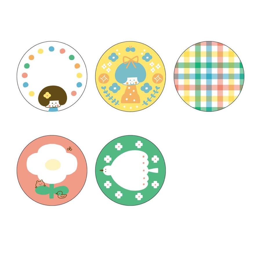 mizutama「マステ」 マークス 水性ペンで書けるマスキングテープ・フレーク まる・カラフル 手帳デコ シール ステッカー メモ 付せん ラベル 20枚入 | MARK'S | 01