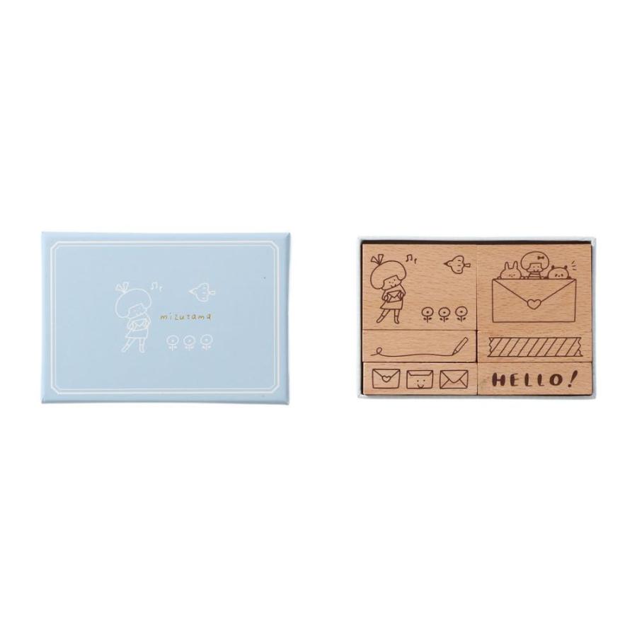MARK'S（マークス） 木製スタンプセット レター 雑貨 文房具 デコ