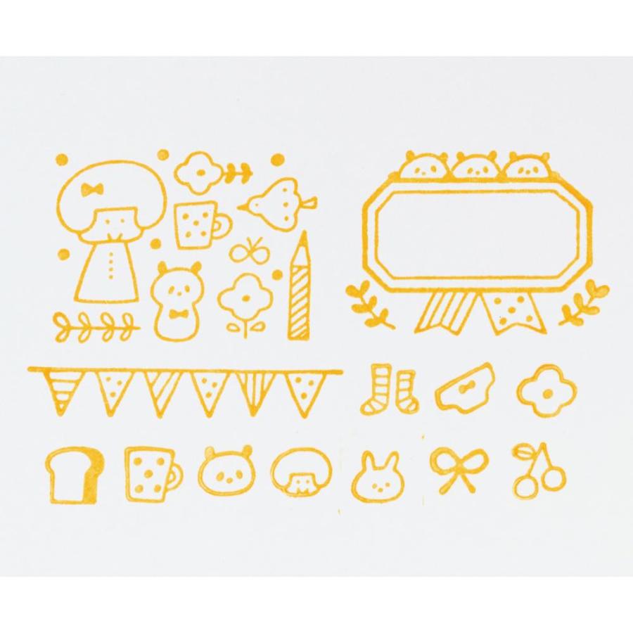 木製スタンプセット MARK'S 文房具 mizutama マークス 木製スタンプセット