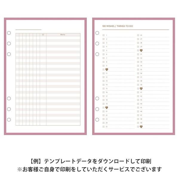 システム手帳 A5正寸 6穴 リフィル レフィル メモ 無地 ピンク枠 ライフログ マークス Odr Rfl26 A Online Mark S 通販 Yahoo ショッピング