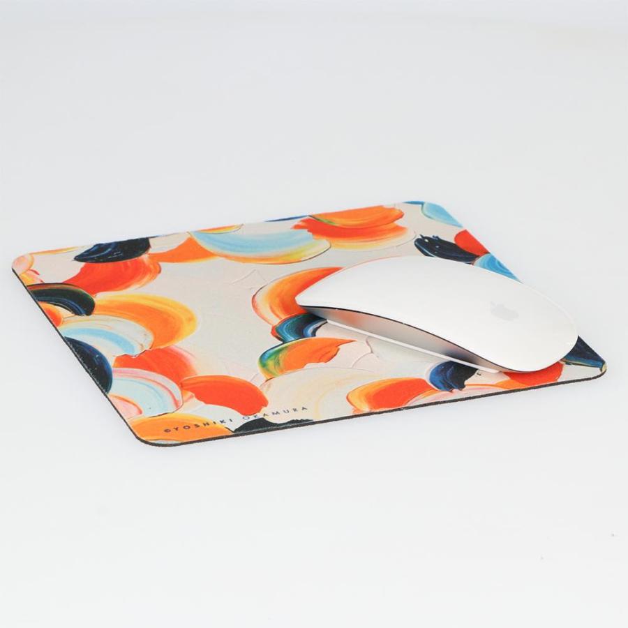 MARK'S（マークス） マウスパッド 裏ラバー PC オフィス アート 油絵