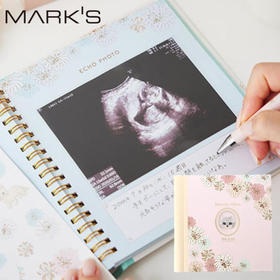 ポールアンドジョー ポール&ジョー アルバム エコー写真 マタニティ 成長記録 育児ダイアリー 日記 クリザンテーム・ピンク マークス の商品画像