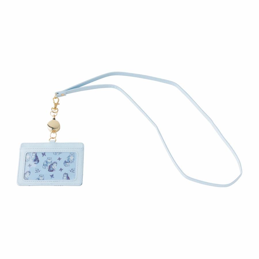 ポール ＆ ジョー IDケースネコ 猫 ねこ 花柄 クリザンテーム IDカードホルダー リール付き レディース | MARK'S | 07