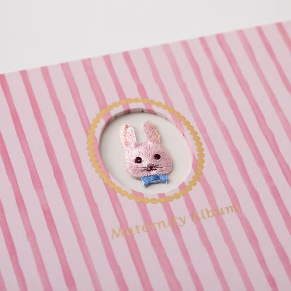 マタニティ アルバム アニマル 刺繍 L判 赤ちゃん ベビー 子供 プレゼント ギフト 出産祝い ウサギ クマ かわいい マークス | MARK'S | 08