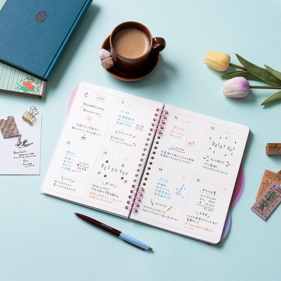 パピノット ゴム付きカバー・A5・無地 PapiKnot システム手帳 カスタム 手帳 表紙 シンプル おしゃれ | MARK'S | 09