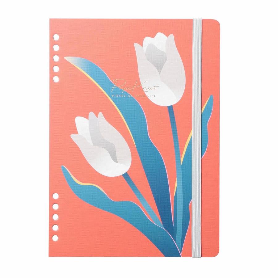 パピノット ゴム付きカバー・柄・A5 表紙 PapiKnot マークスシステム手帳 カスタムノート ノートカバー 手帳カバー 10穴 バインダー対応 おしゃれ マークス | MARK'S | 05