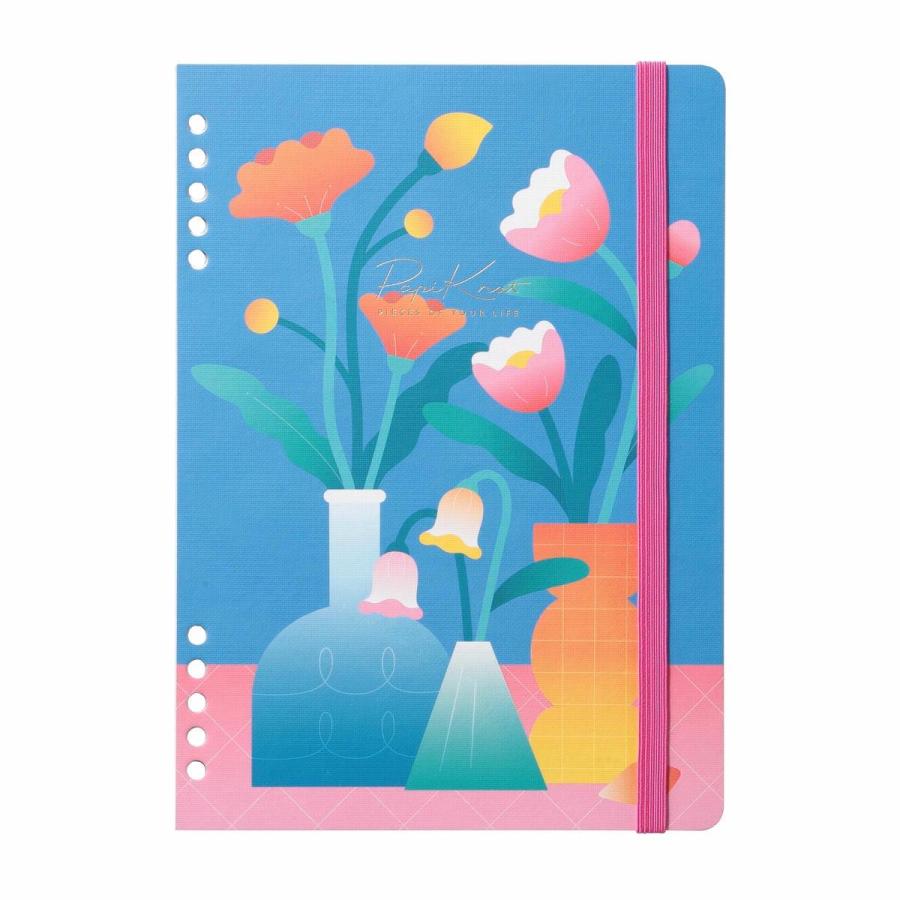 パピノット ゴム付きカバー・柄・A5 表紙 PapiKnot マークスシステム手帳 カスタムノート ノートカバー 手帳カバー 10穴 バインダー対応 おしゃれ マークス | MARK'S | 06