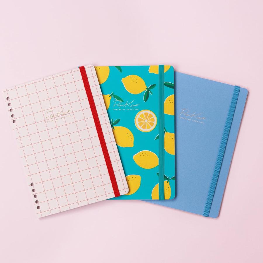 パピノット ゴム付きカバー・柄・A5 表紙 PapiKnot マークスシステム手帳 カスタムノート ノートカバー 手帳カバー 10穴 バインダー対応 おしゃれ マークス | MARK'S | 10