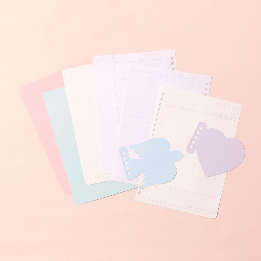 ⭐︎nikotan⭐︎サマ専用ページ MARK'S パピノット 日付フリー・月間ブロックリフィル・A5