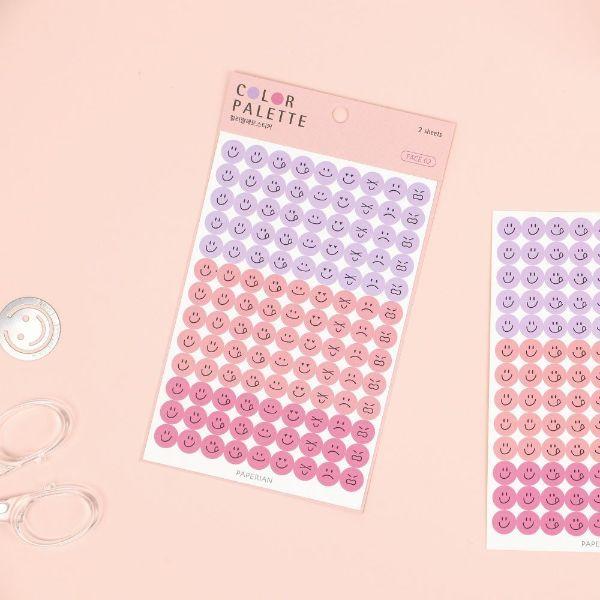 フェイス ステッカー シール アイコン ライフログ カラフル デコレーション 韓国 文具 おしゃれ かわいい Paperian ぺーパーリアン Ppr St05 Online Mark S 通販 Yahoo ショッピング