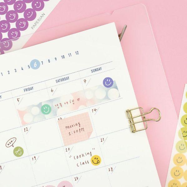 フェイス ステッカー シール アイコン ライフログ カラフル デコレーション 韓国 文具 おしゃれ かわいい Paperian ぺーパーリアン Ppr St05 Online Mark S 通販 Yahoo ショッピング
