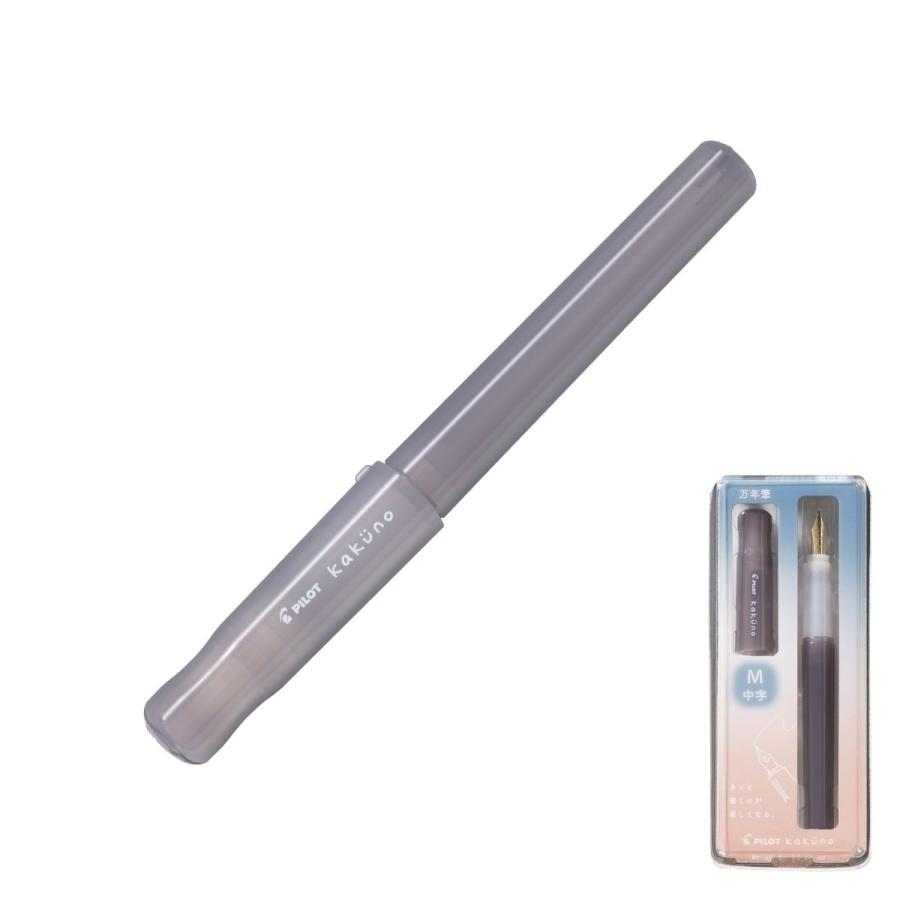 カクノ万年筆 まどろみカラーシリーズ Ｍ (中字) KAKUNO 万年筆 日本製 ブルー ブラウン アイボリー ライトブルー ピンク パイロット PILOT | PILOT（文具） | 02