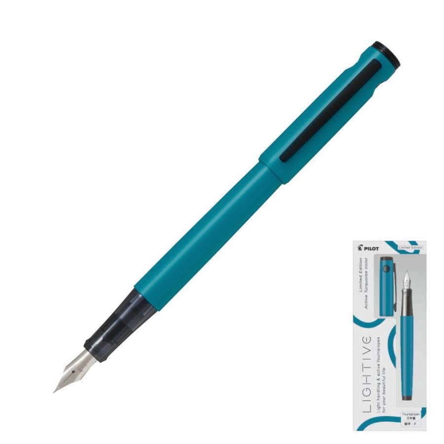 ライティブ 万年筆 F (細字) 限定色 キャップ式 日本製 マスタード スカーレット ターコイズ クレイ 高級 ギフト プレゼント パイロット PILOT | PILOT（文具） | 03