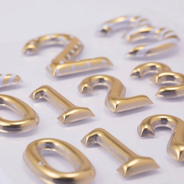 ナンバーステッカー スクラップホリック シール 数字 シルバー ゴールド マークス Sch Dpt05 Online Mark S 通販 Yahoo ショッピング