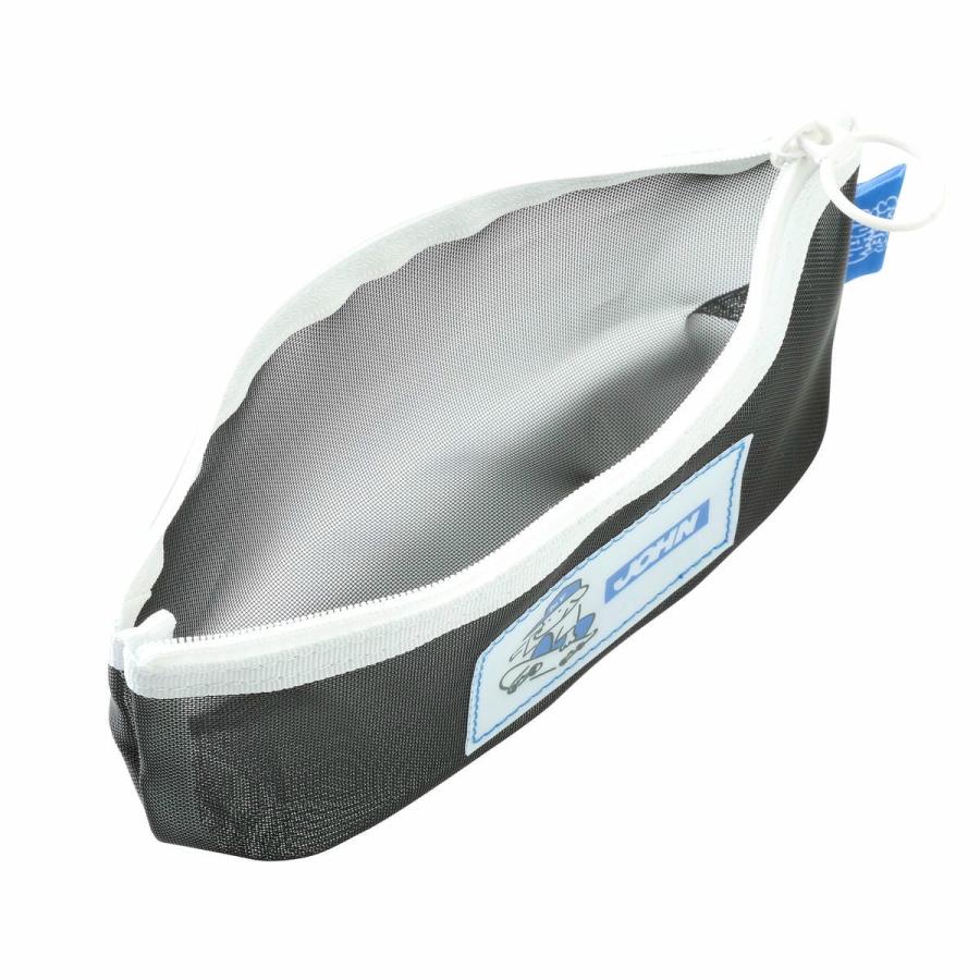 スケータージョン メッシュペンケース 犬 キャラクター 文具 雑貨 スケートボード PVCタグ 小物入れ ペン 文房具 軽量 マークス | MARK'S | 08