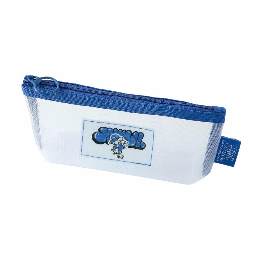 スケータージョン メッシュペンケース 犬 キャラクター 文具 雑貨 スケートボード PVCタグ 小物入れ ペン 文房具 軽量 マークス | MARK'S | 03