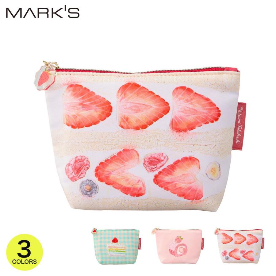 〇Ba左1102 未使用 Smooche コスメセット コスメポーチ MARK'S（マークス） タカハシナツミ チャーム付きポーチ 化粧ポーチ